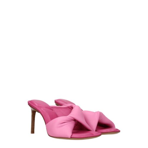 Jacquemus roosad stiletto-kontsaga sandaalid