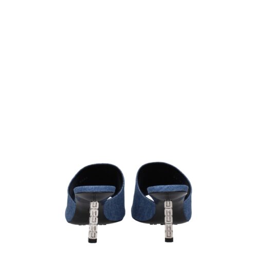 8339386.jpeg Givenchy sinised platvormsandaalid kangast