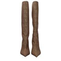 Versace beežid kõrge kontsaga saapad