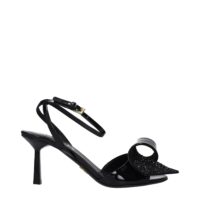 Prada mustad stiletto-kontsaga sandaalid
