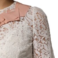 8353752.jpeg Dolce & Gabbana valge pitsiline lühikeste varrukatega pluus