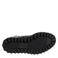 8354799.jpeg Dolce & Gabbana Black Studded Lace Up Mid Calf Boots Shoes