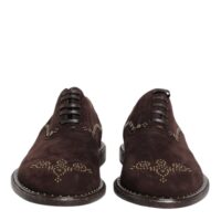 Dolce & Gabbana pruunid sametised paeltega Oxford kingad 10 Dolce & Gabbana pruunid sametised paeltega Oxford kingad