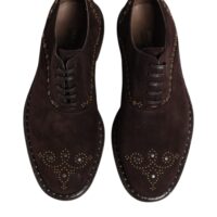 Dolce & Gabbana pruunid sametised paeltega Oxford kingad 11 Dolce & Gabbana pruunid sametised paeltega Oxford kingad