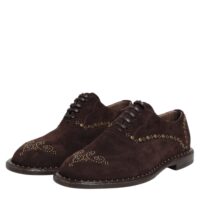 Dolce & Gabbana pruunid sametised paeltega Oxford kingad 12 Dolce & Gabbana pruunid sametised paeltega Oxford kingad