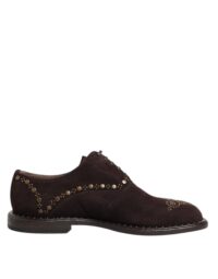 Dolce & Gabbana pruunid sametised paeltega Oxford kingad