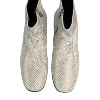 8359483.jpeg Dolce & Gabbana White Strass DG Logo kontsaga poolsaapad