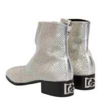 8359485.jpeg Dolce & Gabbana White Strass DG Logo kontsaga poolsaapad