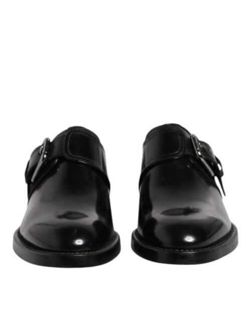 Dolce & Gabbana mustad monk-strap derbi pidulikud kingad