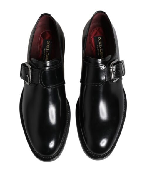 Dolce & Gabbana mustad monk-strap derbi pidulikud kingad