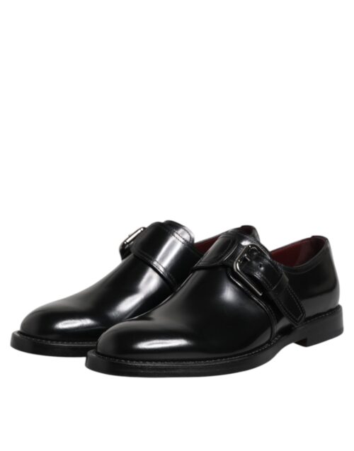 Dolce & Gabbana mustad monk-strap derbi pidulikud kingad