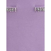 Self-Portrait lilla viskoosist miniseelik