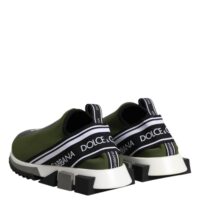 Dolce & Gabbana Green Logo Low Top Sorrento Men Sneakers Shoes