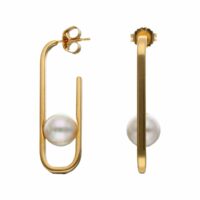 Version 1.0.0 Majorica elegantsed naiste kõrvarõngad pärliga