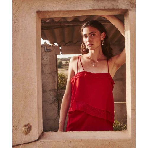 Version 1.0.0 Hõbedane naiste kaelakee Majorica pärliga