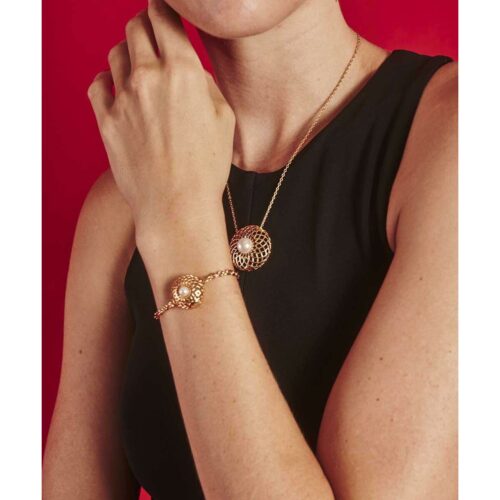 Version 1.0.0 Elegantne naiste käevõru Majorica pärliga