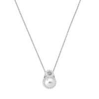 Elegantne naiste kaelakee Majorica, hõbedane