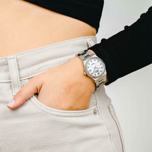 Naiste käekell Lotus 18838/1, hõbedane roostevaba teras