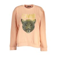 Cavalli Class Rosa Polyester Women Sweatshirt