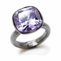 Pesavento hõbesõrmus naistele, hall