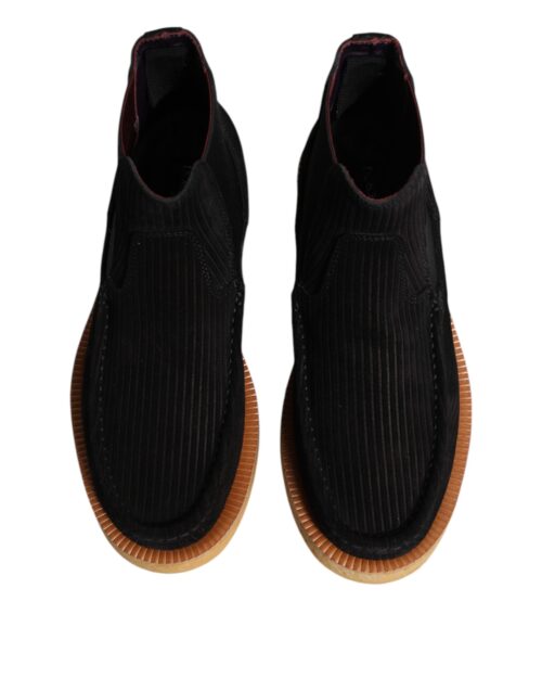 Dolce & Gabbana mustad slip-on pahkluusaapad New Florio Ideal