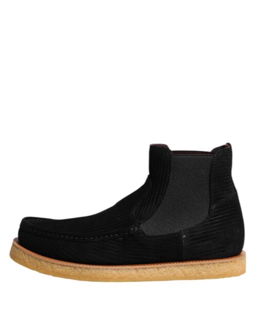 Dolce & Gabbana mustad slip-on pahkluusaapad New Florio Ideal