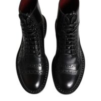 Dolce & Gabbana mustad paeltega poolsaapad