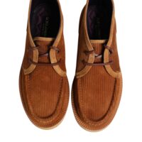 Dolce & Gabbana pruunid seemisnahast nubuk-nahast kõrbe stiilis pahkluu saapad