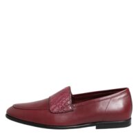 Dolce & Gabbana burgundipunased pidulikud mokassiinkingad