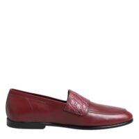 Dolce & Gabbana burgundipunased pidulikud mokassiinkingad