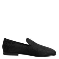 8451181.jpeg Dolce & Gabbana mustad lillebrokaadist mokassiinkingad meestele