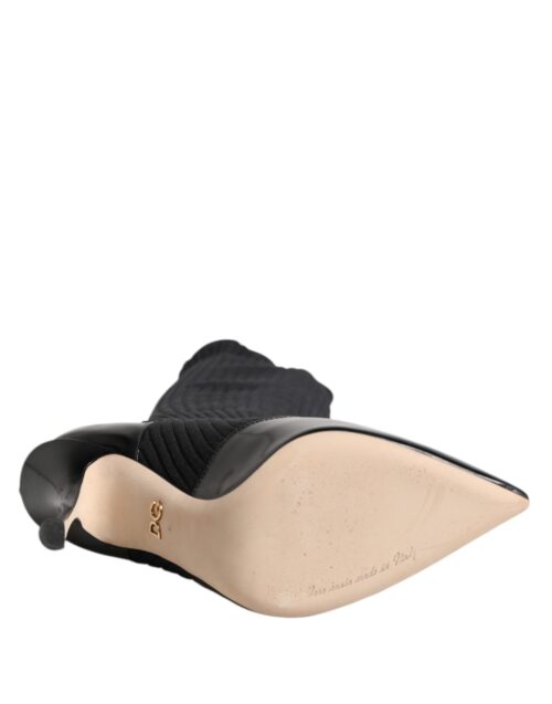 8461167.jpeg Dolce & Gabbana mustad soonikkoes põlvesaapad