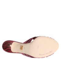 Dolce & Gabbana roosad nahast kontsaga plätud sandaalid