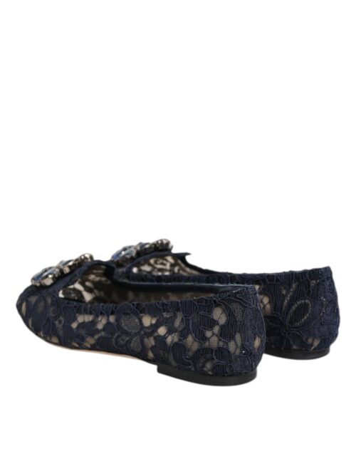 8461700.jpeg Dolce & Gabbana Blue Taormina Lace Crystals baleriinad