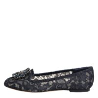 8461701.jpeg Dolce & Gabbana Blue Taormina Lace Crystals baleriinad