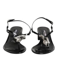8461736.jpeg Dolce & Gabbana mustad kristallidega pahkluurihmaga sandaalid