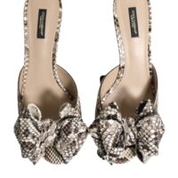 8461760.jpeg Dolce & Gabbana mitmevärvilised Keira lipsuga nahast peep-toe mule-kingad