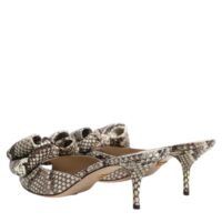 8461762.jpeg Dolce & Gabbana mitmevärvilised Keira lipsuga nahast peep-toe mule-kingad