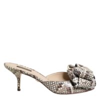 8461764.jpeg Dolce & Gabbana mitmevärvilised Keira lipsuga nahast peep-toe mule-kingad