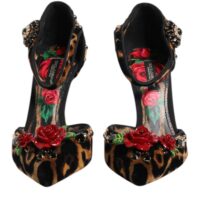 8463438.jpeg Dolce & Gabbana pruunid leopardimustriga kristallroosidega kingad