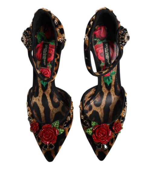 8463439.jpeg Dolce & Gabbana pruunid leopardimustriga kristallroosidega kingad