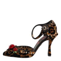 8463442.jpeg Dolce & Gabbana pruunid leopardimustriga kristallroosidega kingad