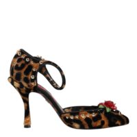 8463443.jpeg Dolce & Gabbana pruunid leopardimustriga kristallroosidega kingad