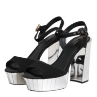 8464024.jpeg Dolce & Gabbana mustad kristallidega pahkluurihmaga Keira sandaalid