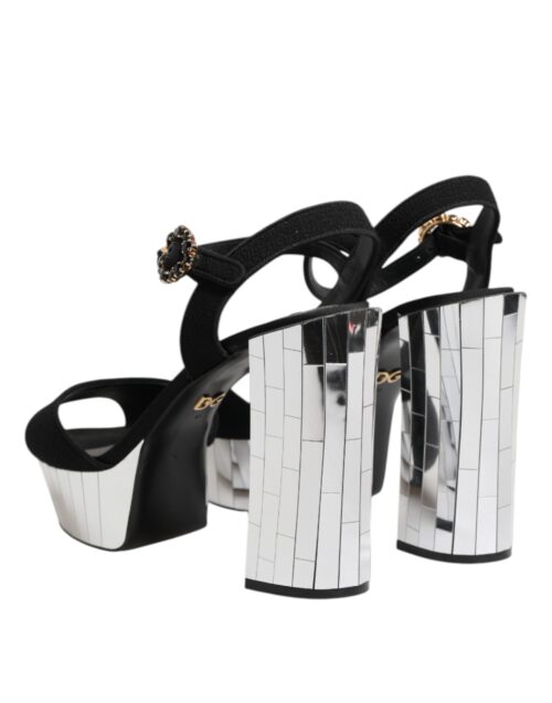 8464025.jpeg Dolce & Gabbana mustad kristallidega pahkluurihmaga Keira sandaalid