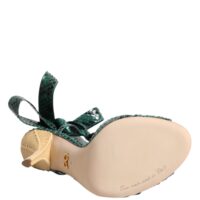 Dolce & Gabbana rohelised püütoni kõrged sandaalid