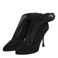 8464233.jpeg Dolce & Gabbana mustad siidist venivast võrgust sokksaapad