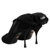 8464238.jpeg Dolce & Gabbana mustad siidist venivast võrgust sokksaapad