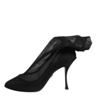 8464247.jpeg Dolce & Gabbana mustad siidist venivast võrgust sokksaapad