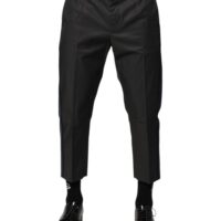 Dolce & Gabbana hall-sinised puuvillased 3/4 chino püksid